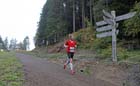 Ceri Rees on his way to winning the Kielder Marathon for the second year.